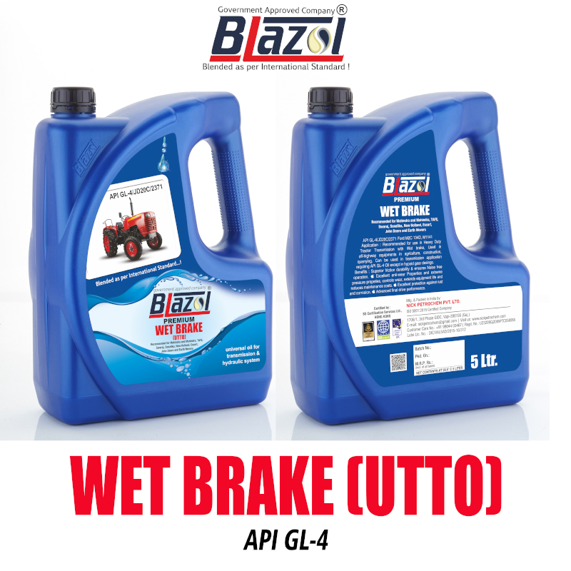 BLAZOL Premium Wet Brake UTTO (GL-4-J20 C-D)
