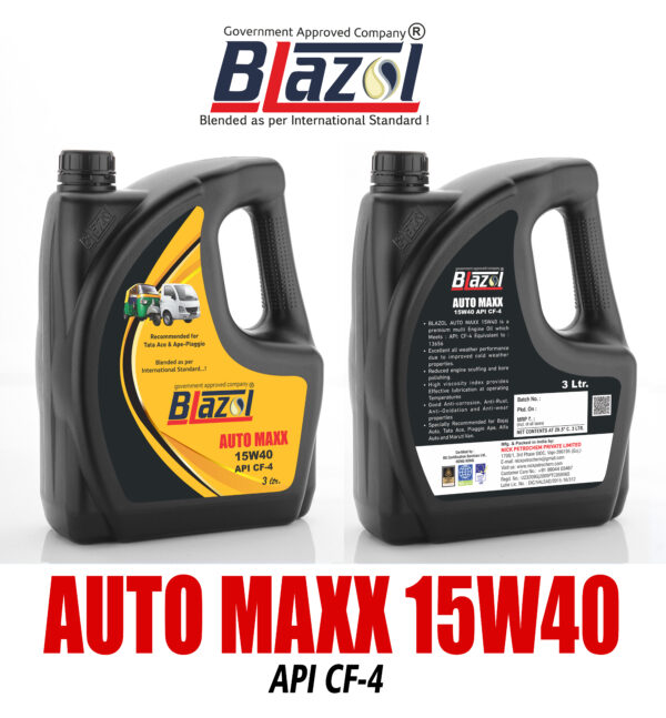 3 ltr AUTO MAXX 15W40